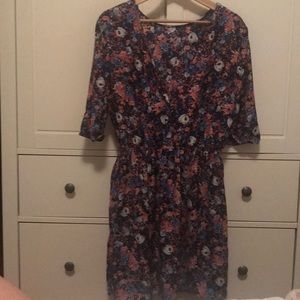 Flower mini dress